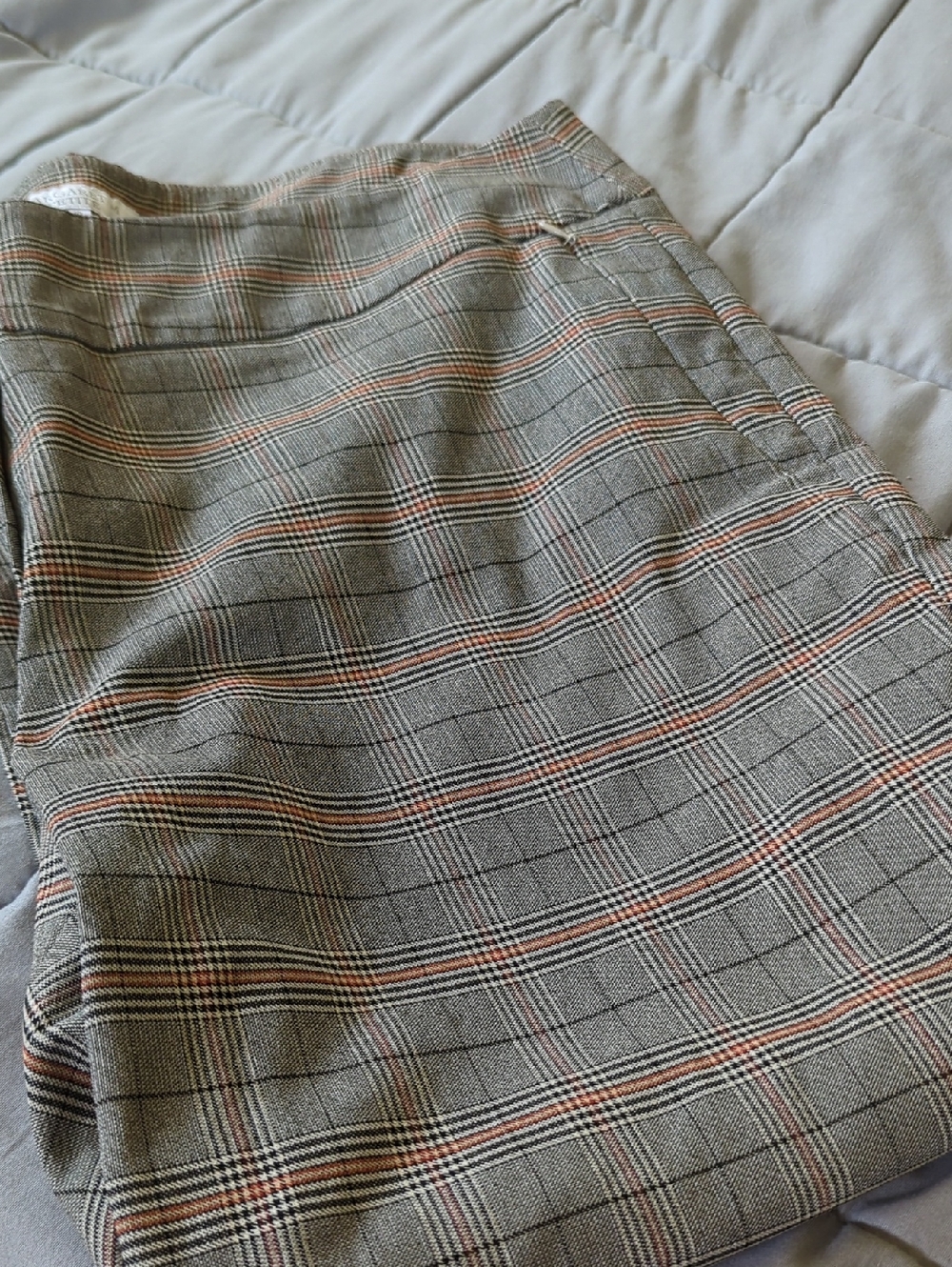 Margaret M Petite Plaid Blazer in Black, Cream, and Brown